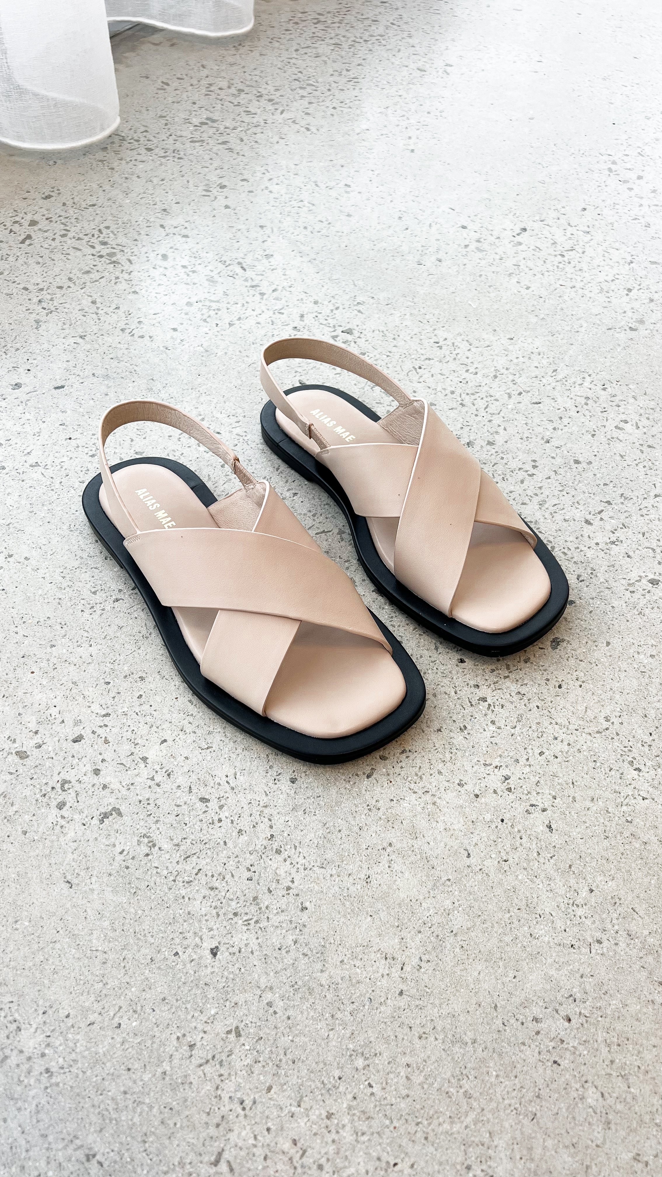 Alias Mae Keya Sandal - Cream Leather