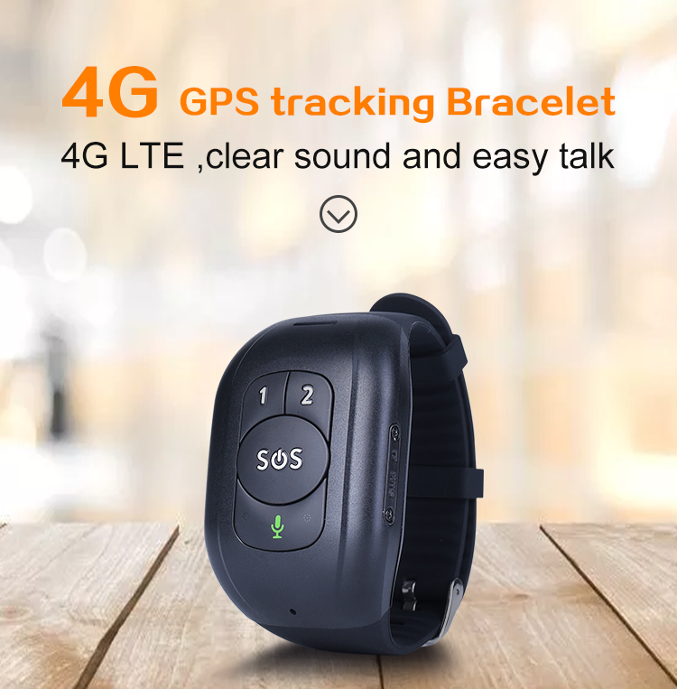 Pulsera GPS 4G pulseras de seguimiento de emergencia para adultos y personas mayores ChinaGPSTracker
