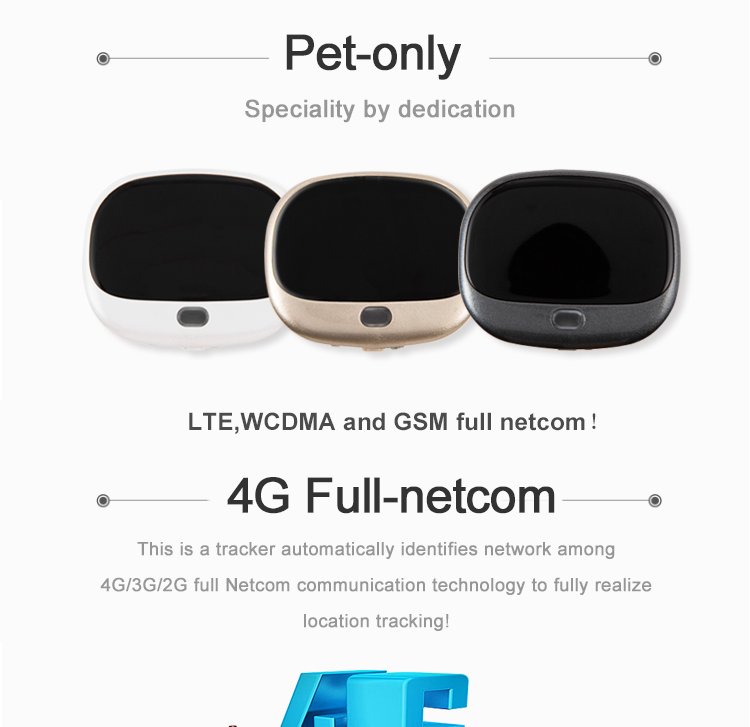 rastreador de mascotas 4g V43