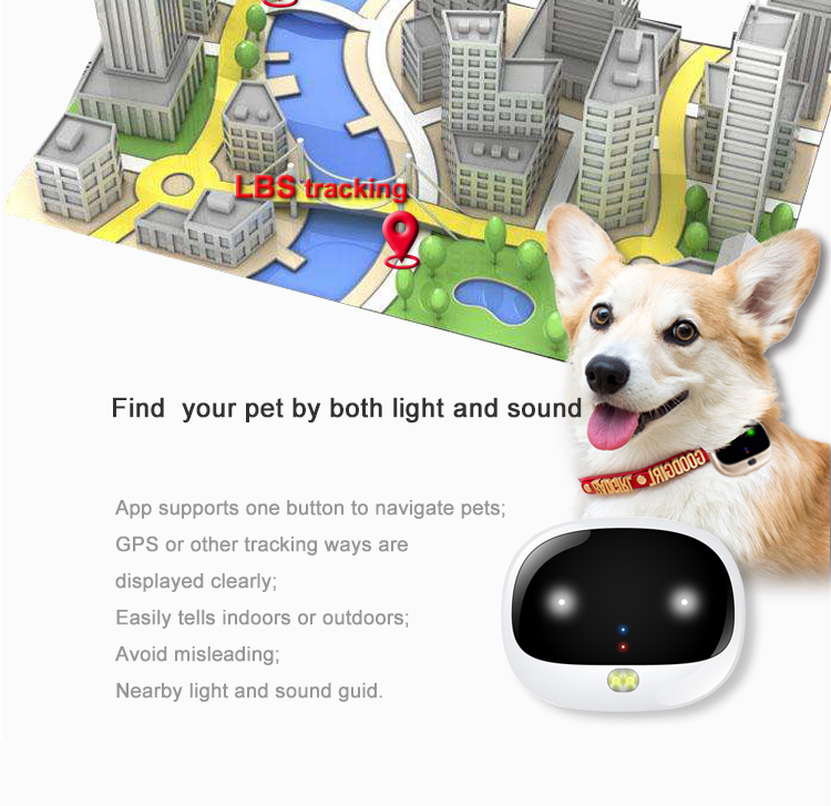 rastreador de mascotas 4g V43