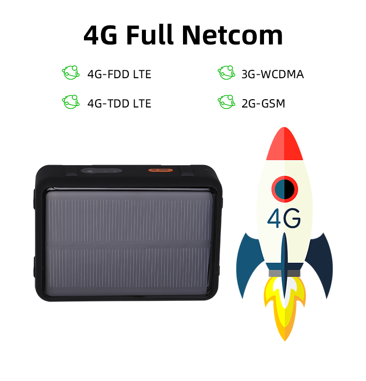 4g solar gps tracker v44