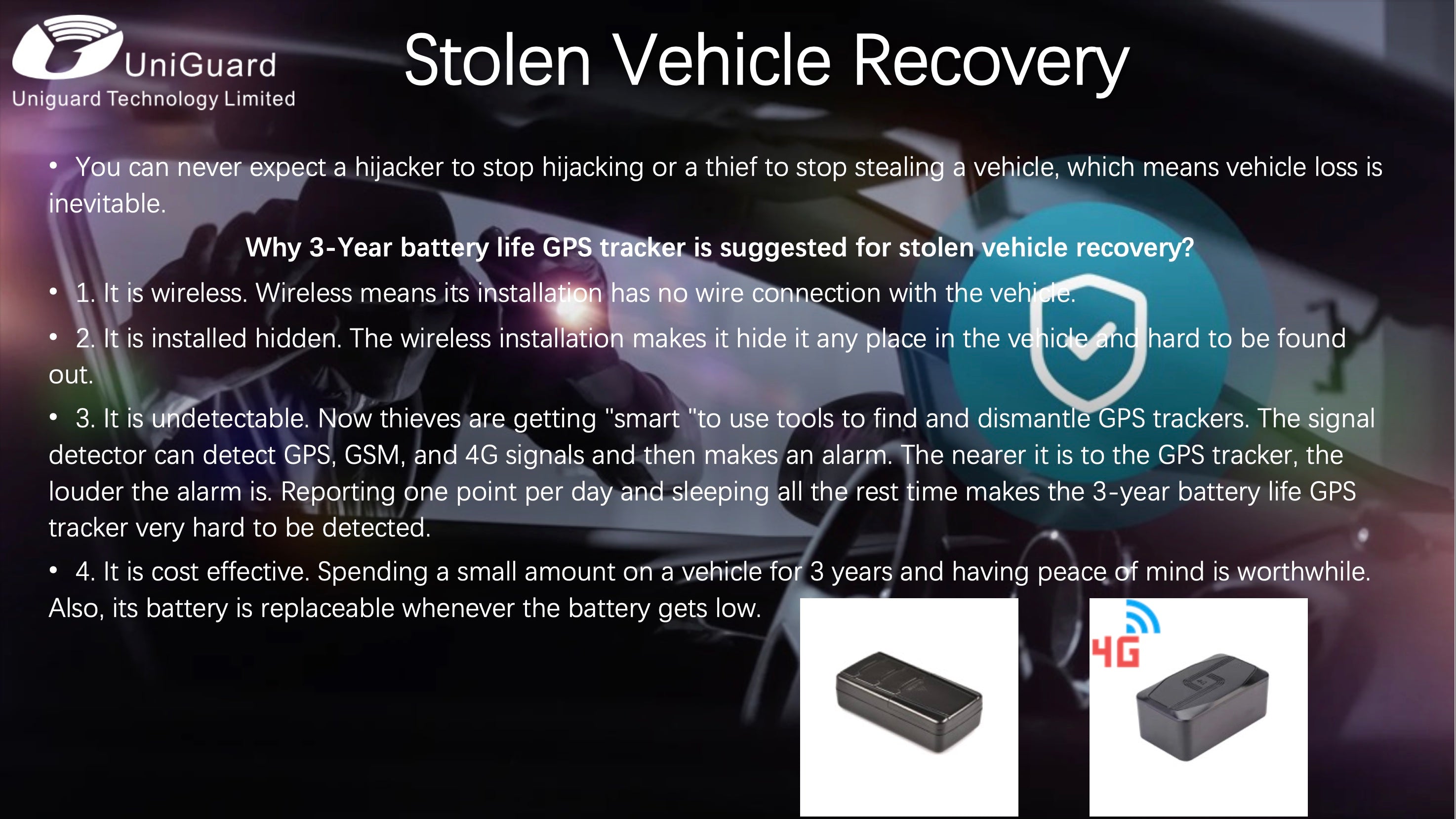 recuperación de vehículos robados