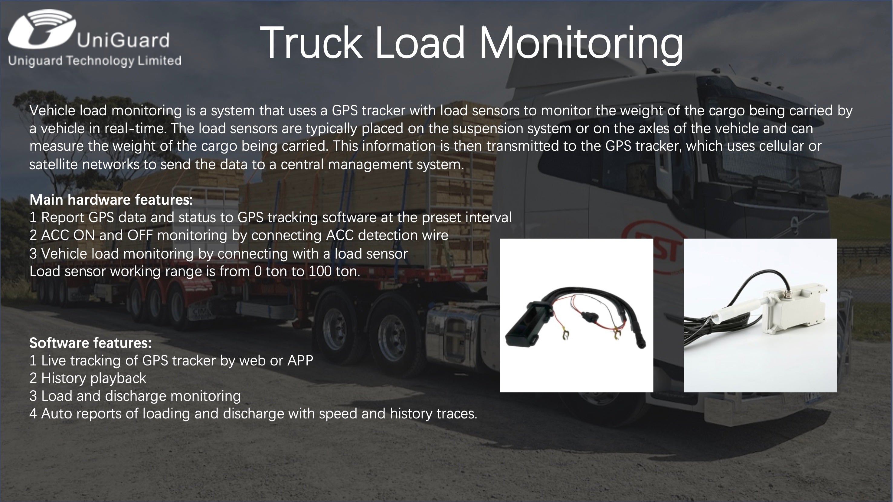 monitoramento de carga de veículos