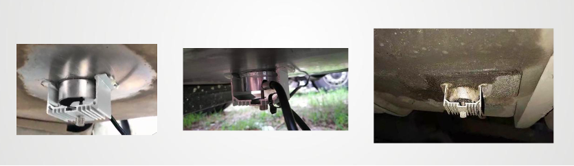 instalação de sensor ultrassônico de combustível