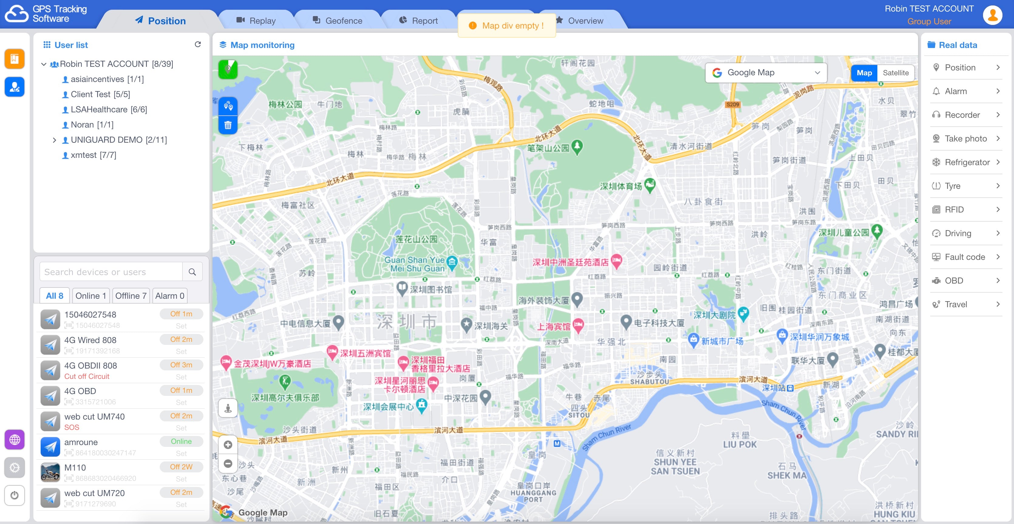 localizador gps de cadena de frio