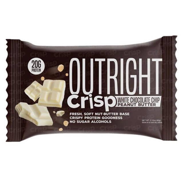 Outright Bars Crisp White Chocolate Chip and Peanut Butter