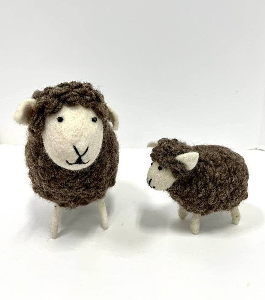 Large Brown Wool Sheep