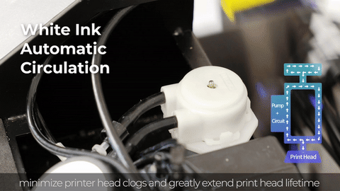 UV DTF printer white ink circulation
