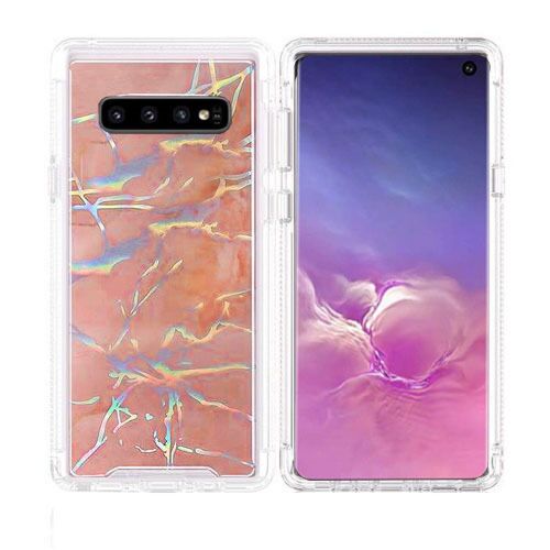 Galaxy S10 PLUS MARBLE DESIGN CLEAR BUMPER TPU CASES