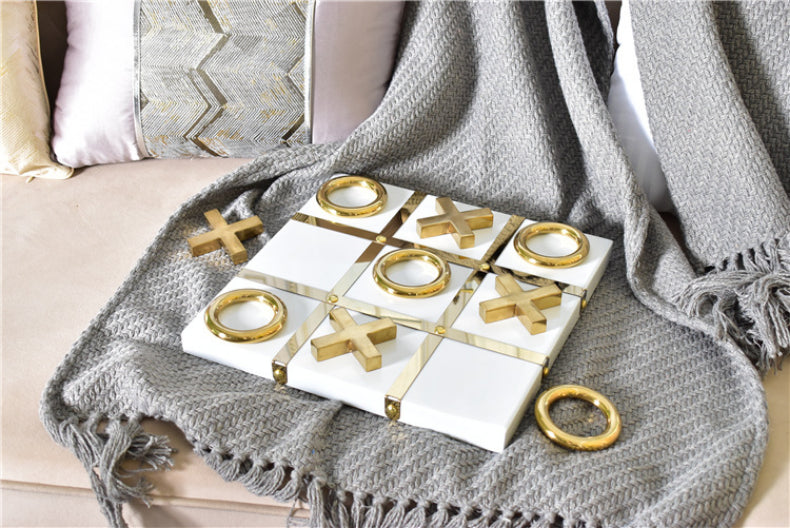 Luxury Decorative Tic-Tac-Toe Game