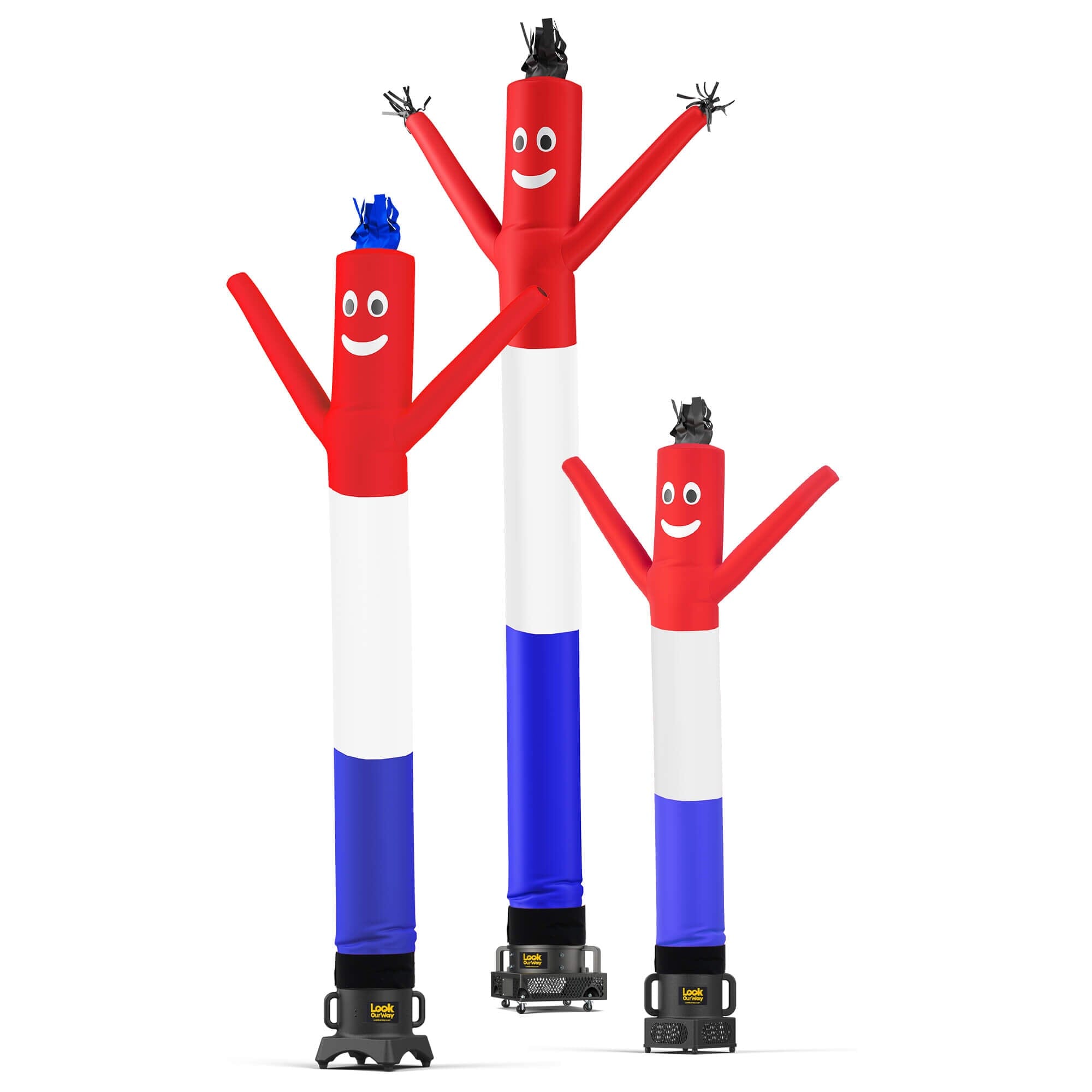  Air Dancers® Inflatable Tube Man Red, White, and Blue USA 