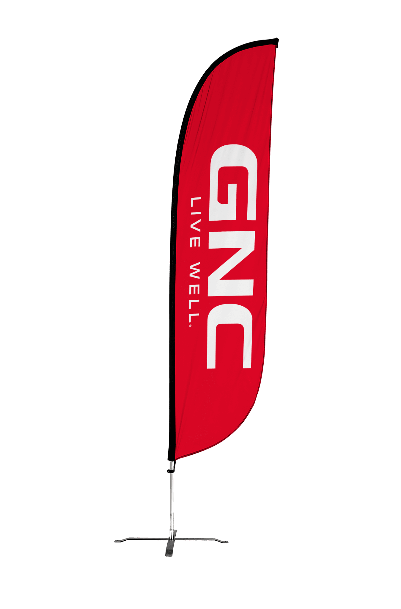  GNC Feather Flag Red 