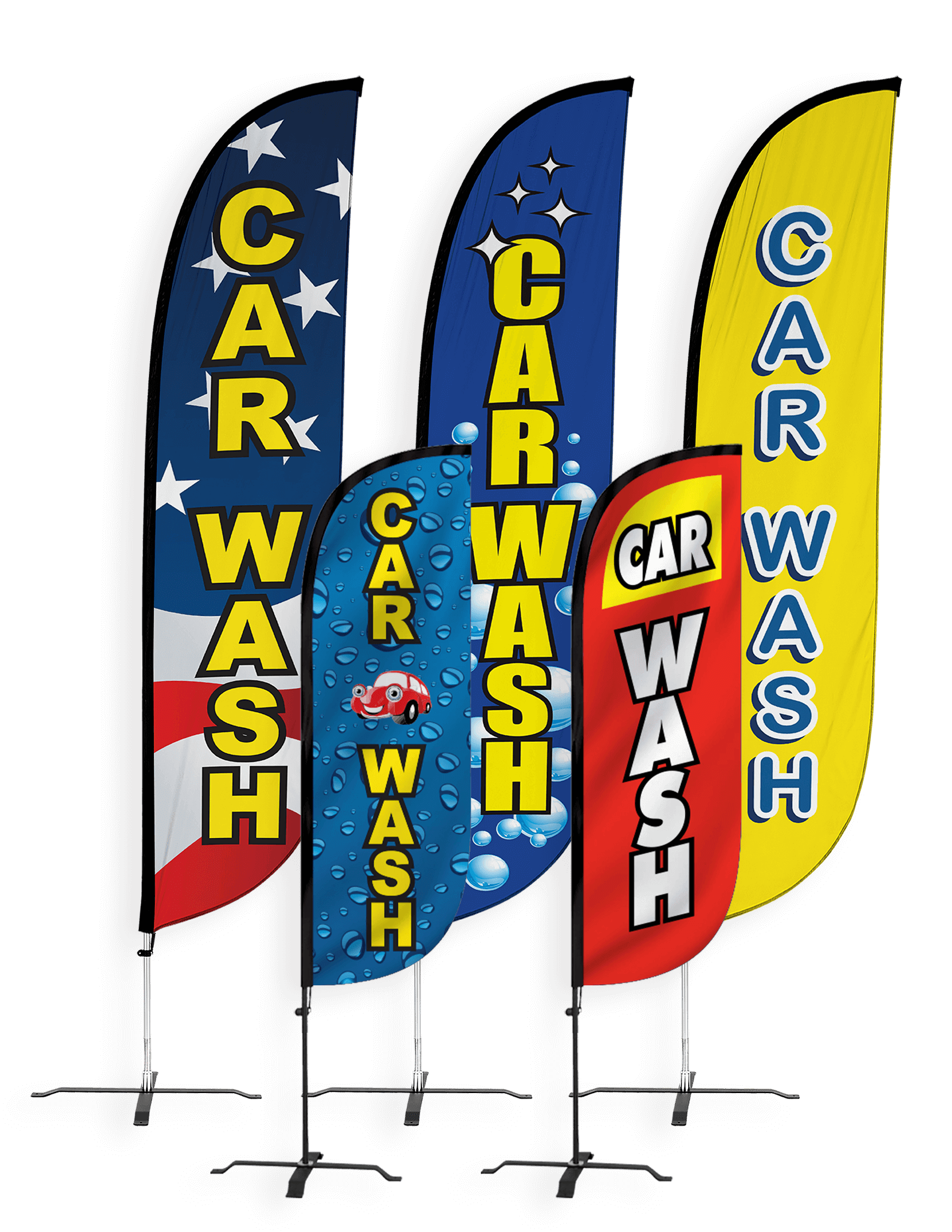  Car Wash Feather Flag 