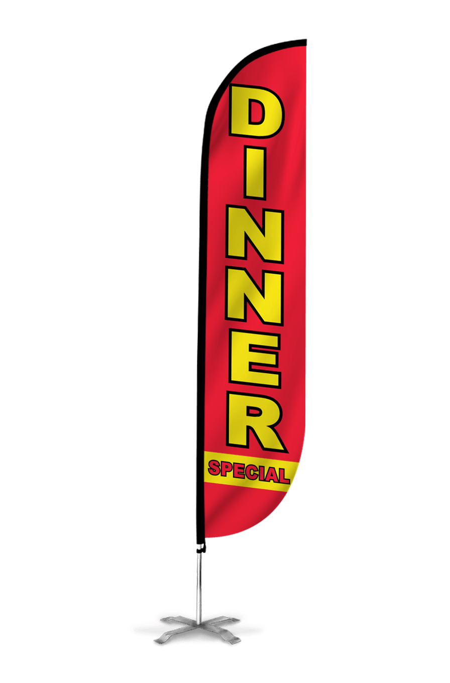  Dinner Special Feather Flag 