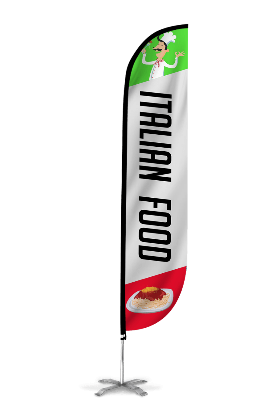  Italian Food Feather Flag 