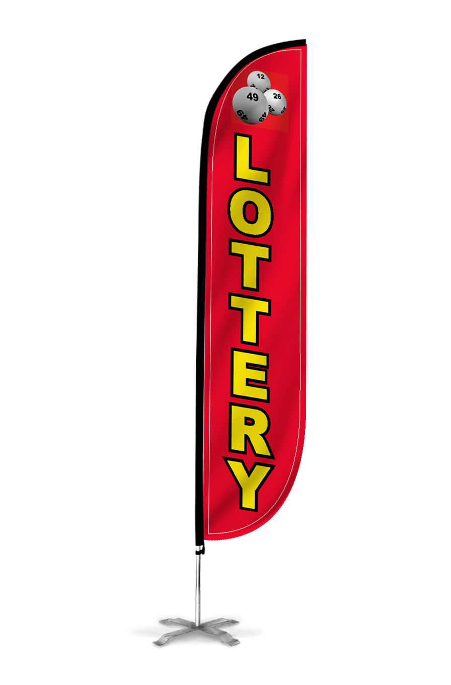  Lottery Feather Flag 