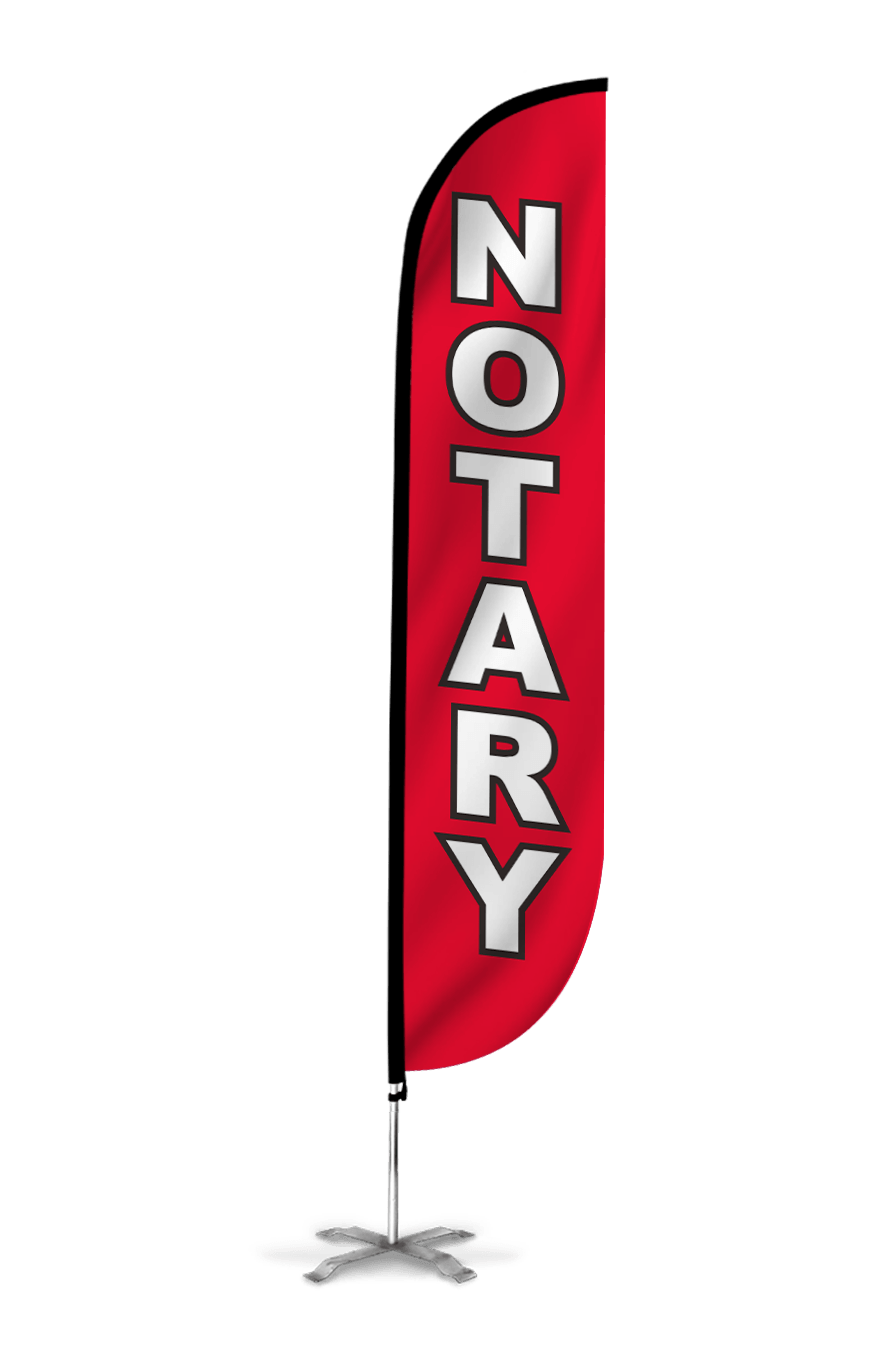  Notary Feather Flag 