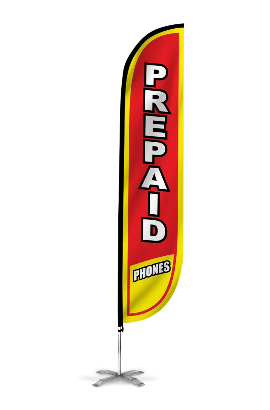  Prepaid Phones Feather Flag 