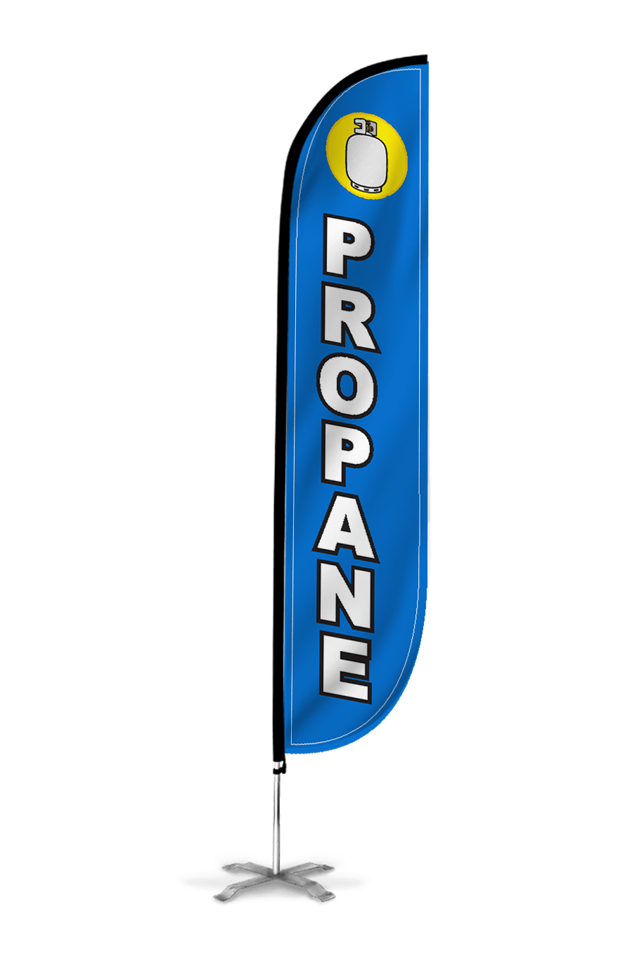  Propane Feather Flag Blue 