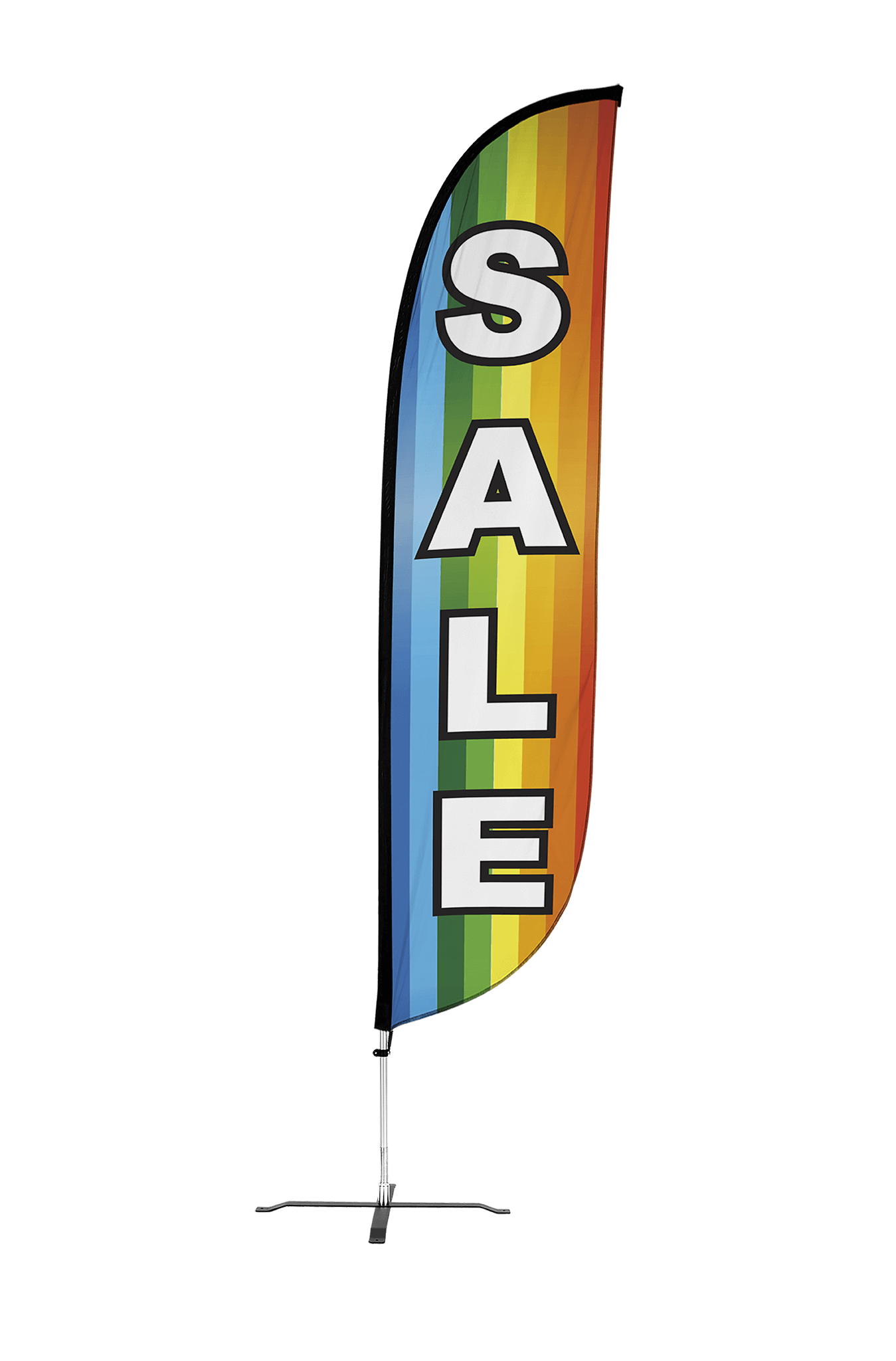  Sale Feather Flag Rainbow 