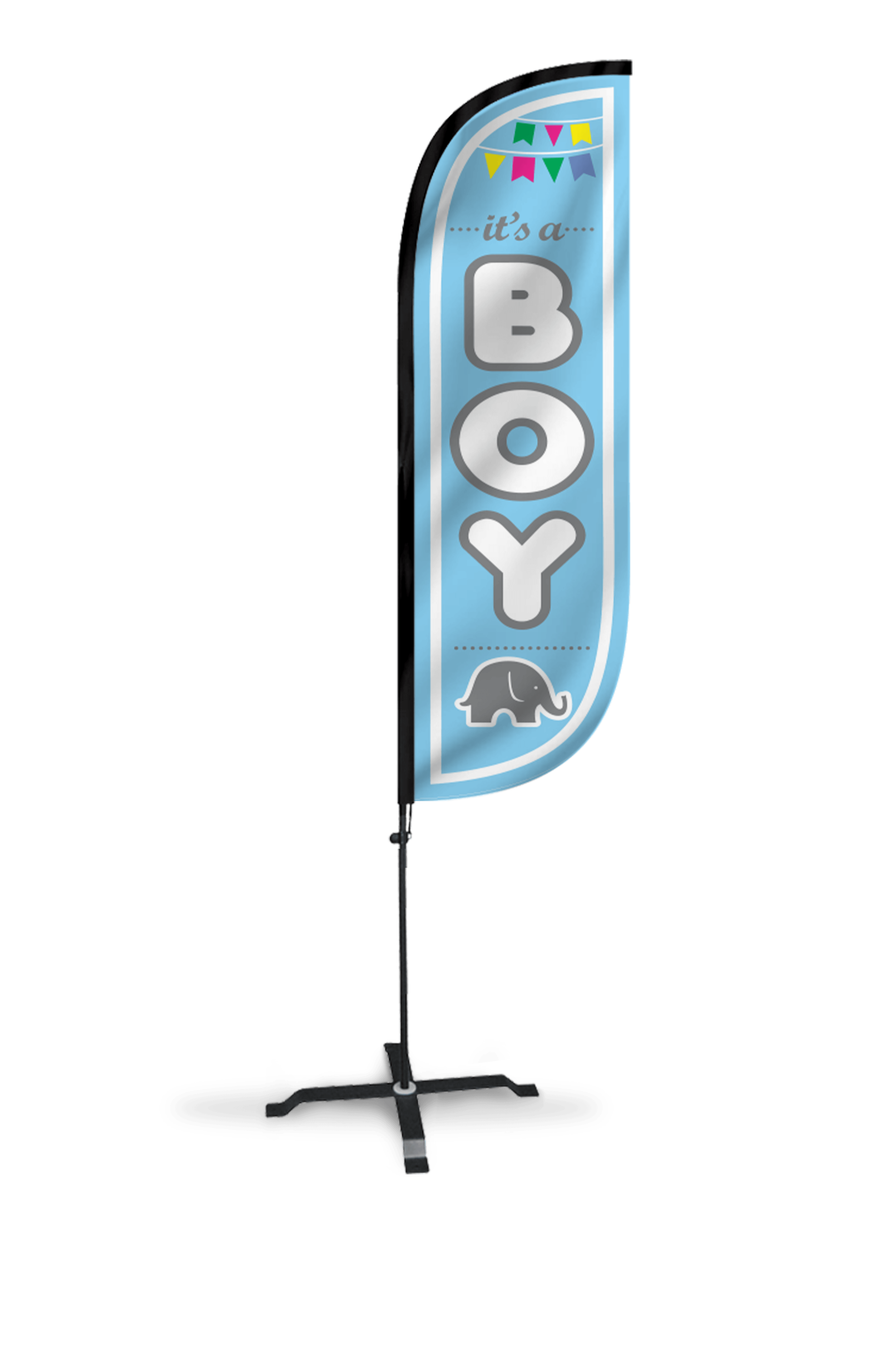  It's A Boy Feather Flag - 5ft 