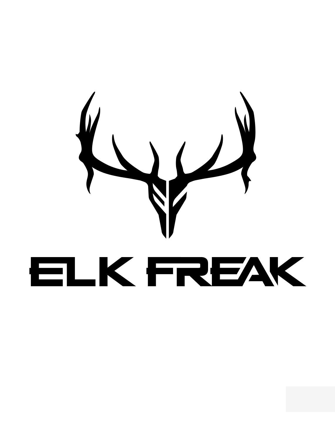 Elk Freak Stacked Decal