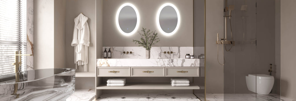 mirplus best oval lighted mirror