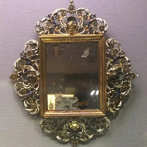do not place the old mirror in bedroom or bathroom