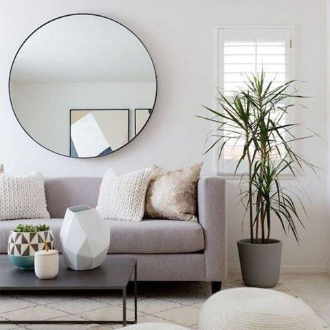 feng shui best place for mirrors: do not place mirror above the sofa or bed