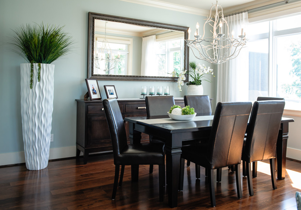 Feng Shui best place for mirrors: Dining Room mirror