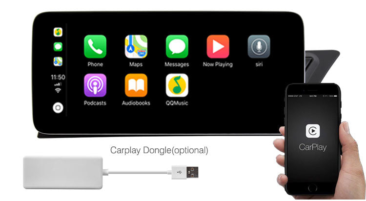 Audi A5 A4 navigation GPS support Apple Carplay & Android Auto