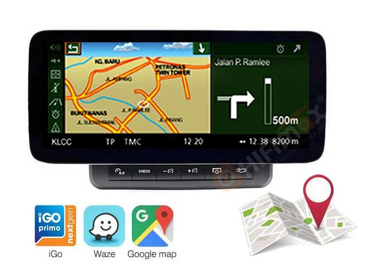 Audi A6 Android GPS navigation system