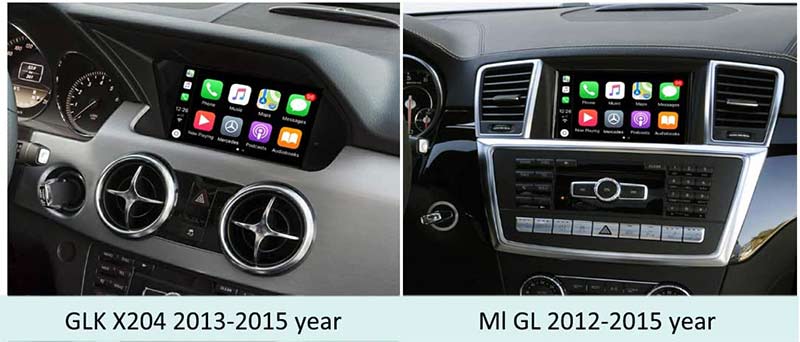 Wireless Mercedes benz NTG 4.5 4.7 GLK ML GL Apple Carplay decoder