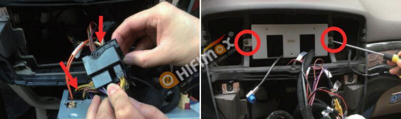 Mercedes-Benz ML W166 GL X166 android navigation installation step 9/10