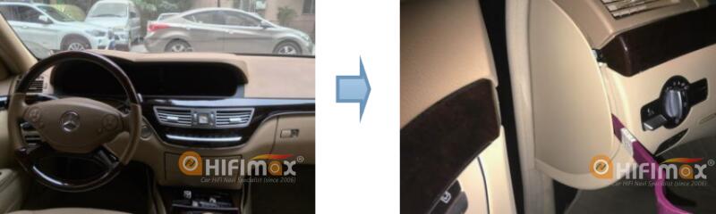 Mercedes Benz S W221 W216 CL navigation Installation 01-02