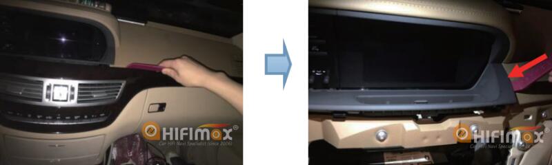 Mercedes Benz S W221 W216 CL navigation Installation 07-08