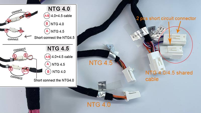 mercedes NTG 4.0 & NTG 4.5 wire connection