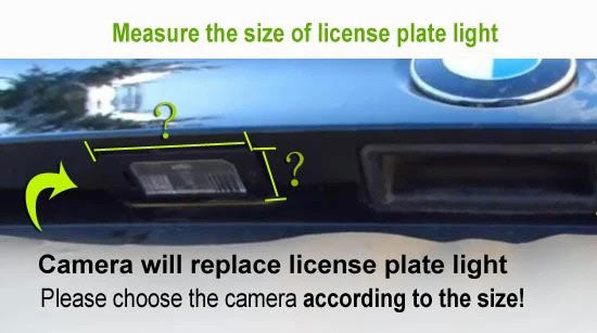 original car license plate light