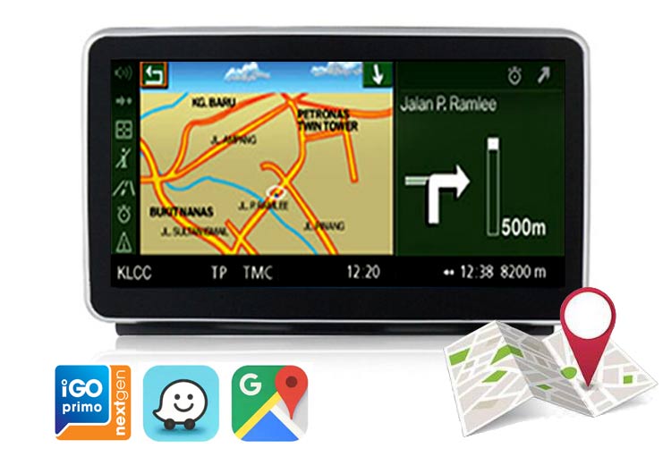 Mercedes-Benz ML W164 GL X164 android navigation support Google map,Waze,iGo, etc!