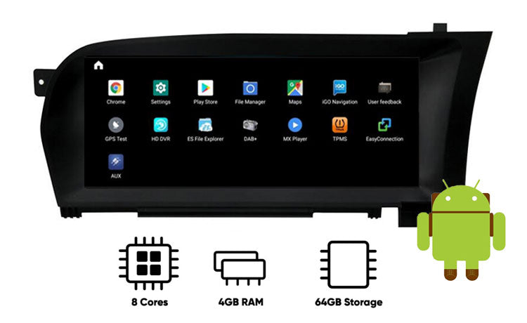 Mercedes-Benz S W221 Android GPS navigation with 4GB RAM 64GB ROM!