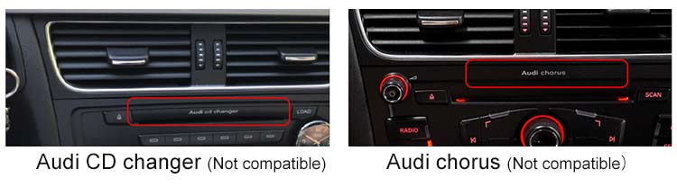 nAudi CD changer & Audi Chorus are not compatible
