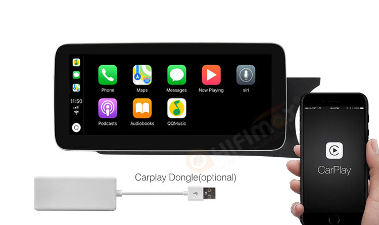 Mercedes-Benz C W204 C204 S204 android navigation Apple Carplay Android Auto optional!