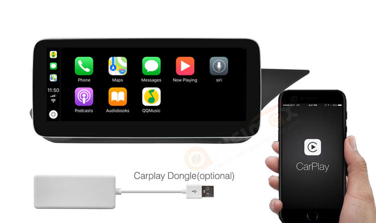 Mercedes-Benz E W207 W212 C207 A207 Android navigation - Apple Carplay Android Auto!