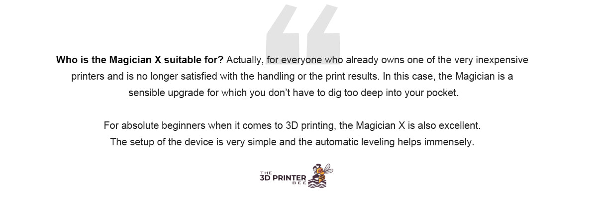 MINGDA Magician X 230*230*260mm  New Arrival Free Leveling 3D Printer(图1)