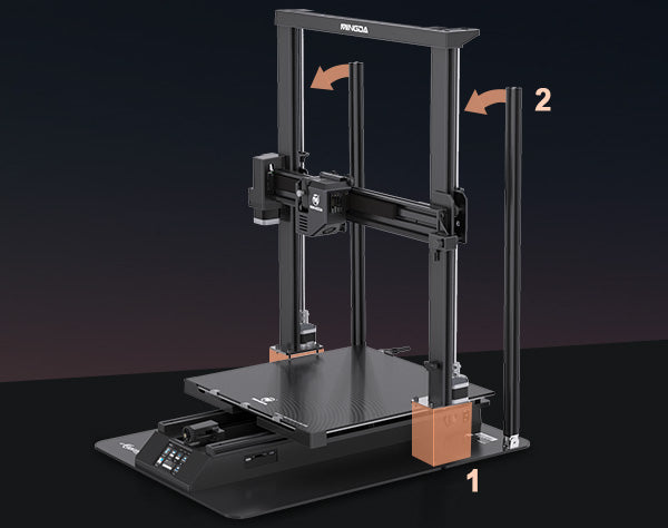 MINGDA Magician Pro 400*400*400mm New Arrival Free Leveling 3D Printer(图16)