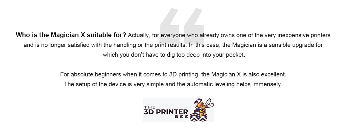 MINGDA Magician X 230*230*260mm  New Arrival Free Leveling 3D Printer(图2)