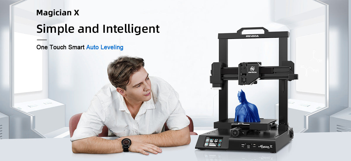 MINGDA Magician X 230*230*260mm  New Arrival Free Leveling 3D Printer(图1)