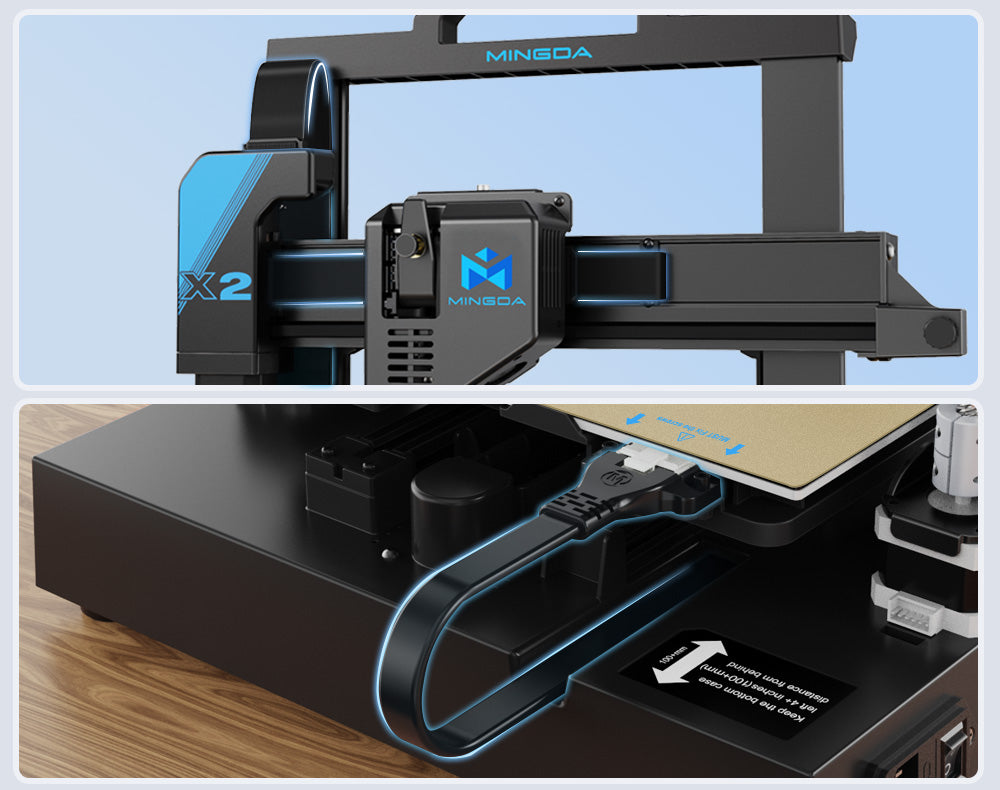 MINGDA Magician X2 New Arrival One-Click Auto Leveling 3D Printer(图11)