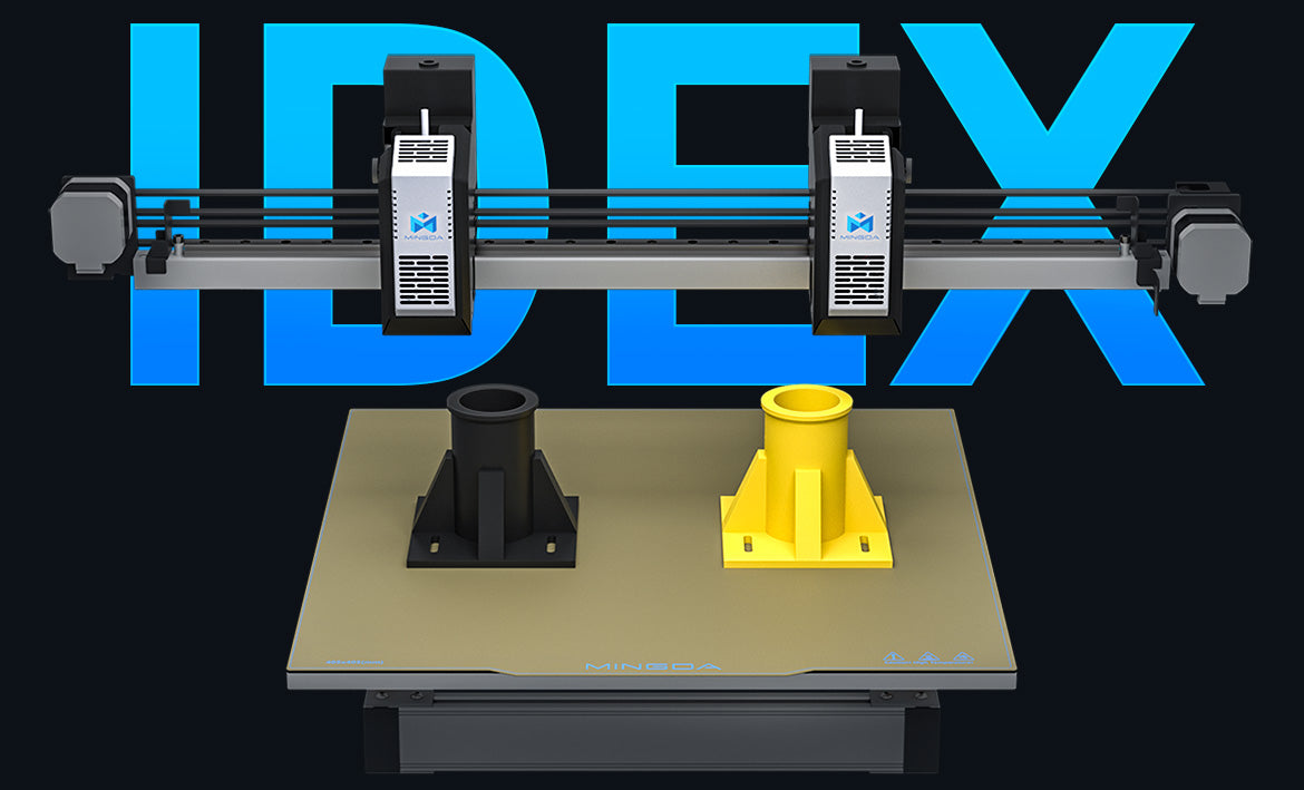MD-400D IDEX Hyper Speed 3D Printer β Mingda 3D