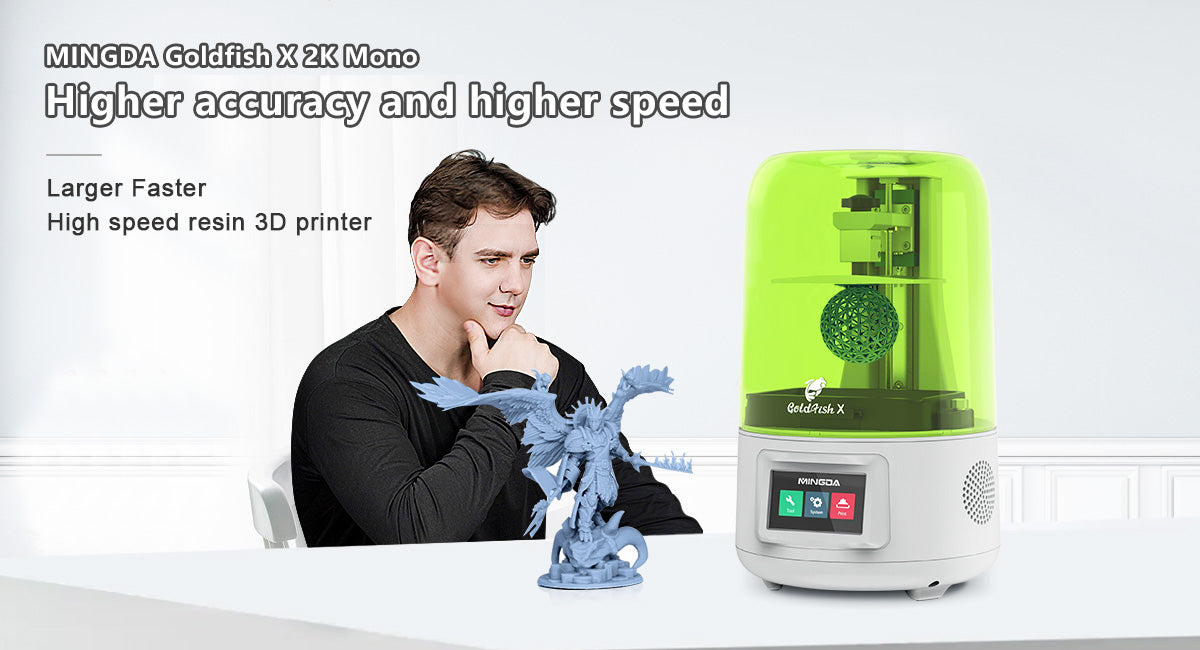MINGDA Goldfish X Newest LCD 3D Printer (图1)